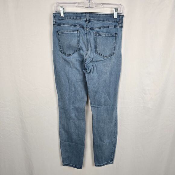 Buffalo David Bitton Aubrey Jeans Women's 4 / 27 Blue Mid Rise Super Soft Grazer - Picture 2 of 16
